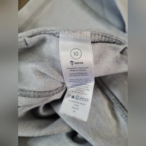 Ivivva Light Gray Leggings - Picture 3 of 5